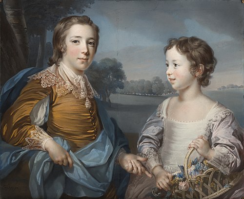 Portrait of Joseph (1741–1786) and his Brother John Gulston (1750–1764), 1754, Francis Cotes