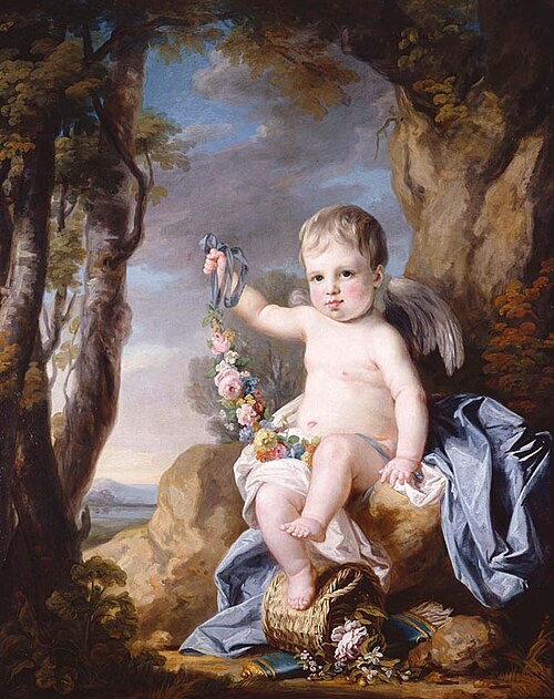 Portrait of a Baby, possibly Prince Edward (1767-1820), later Duke of Kent, 1768, Francis Cotes
