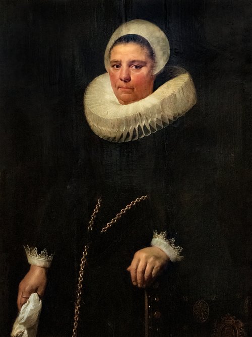 Portrait de femme, 1700, Nicolaes Eliaszoon Pickenoy