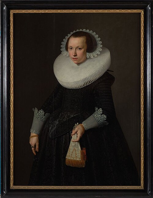 Portrait of Geertruid Overlander (1608-1634), 1633, Nicolaes Eliaszoon Pickenoy