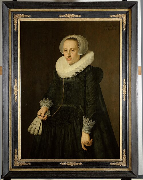 Portrait of a woman, 1628, Nicolaes Eliaszoon Pickenoy