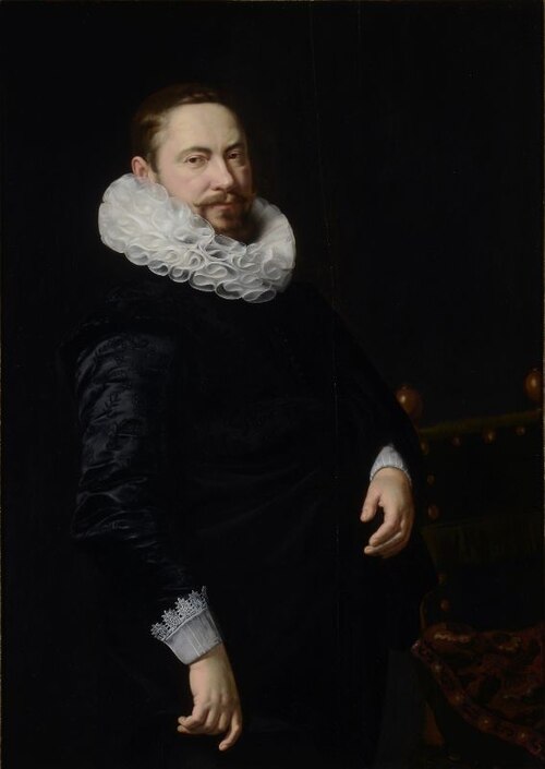Portrait of an unknown man, 1620, Nicolaes Eliaszoon Pickenoy