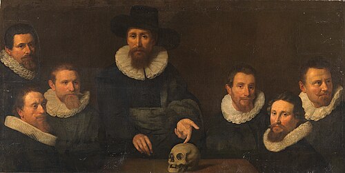 Dr. Johan Fonteijn's Anatomy Lesson, 1625, Nicolaes Eliaszoon Pickenoy