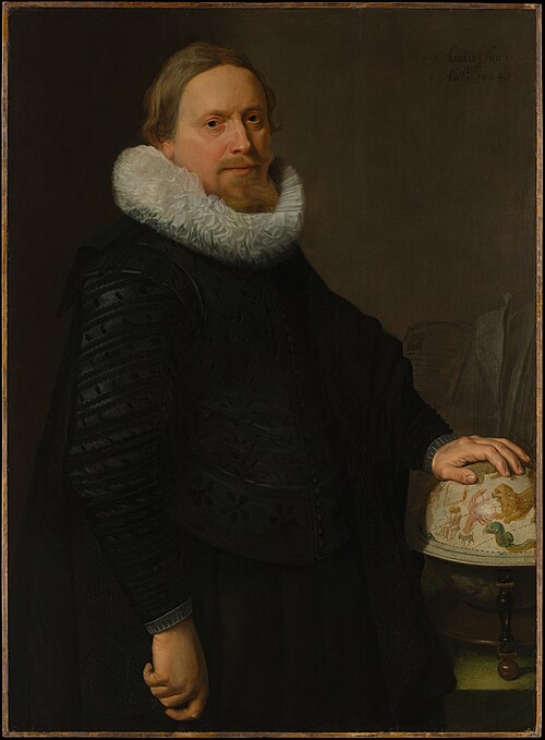 Man with a Celestial Globe, 1624, Nicolaes Eliaszoon Pickenoy