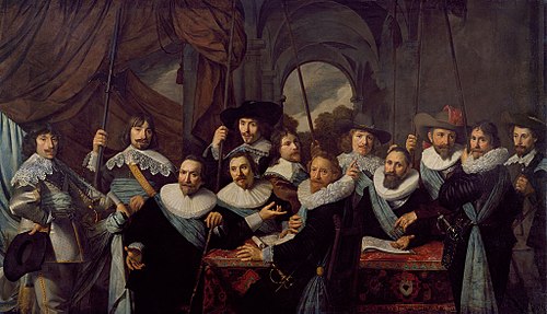 Members of the civic guard company of Captain Dirck Tholinx and Lieutenant Pieter Adriaenszn Raep, 1639, Nicolaes Eliaszoon Pickenoy