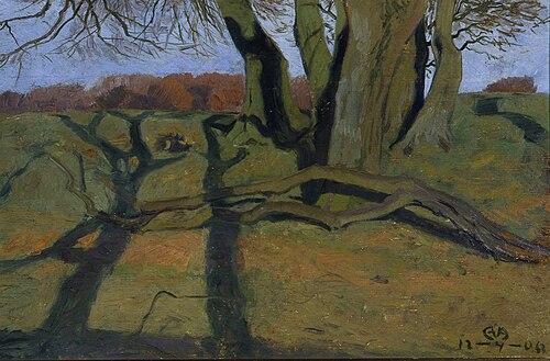 Fra Dyrehaven, 1906, Gustav Birkeland