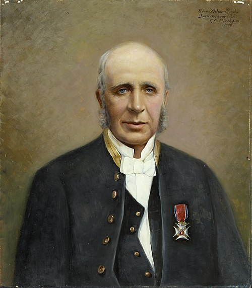 Portrait of Edvard Mørch, 1906, Clara Mørch