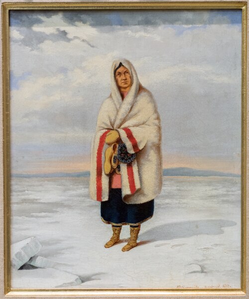 La Vendeuse de mocassins, 1852, Martin Somerville