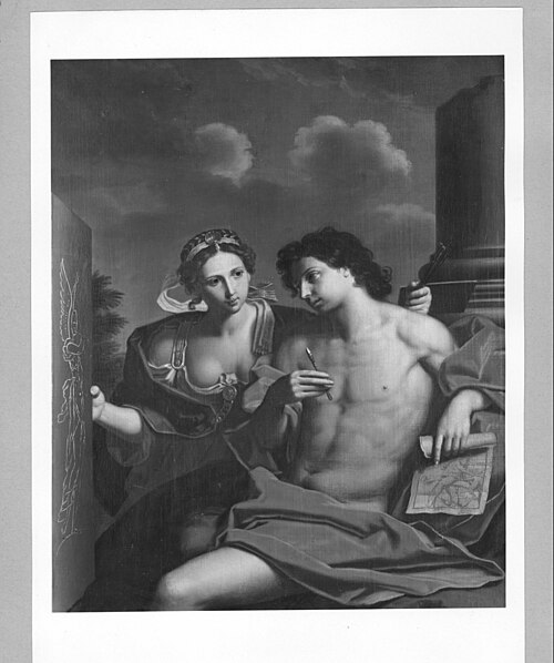 Allegory of painting and drawing, 1626, Michele Desubleo