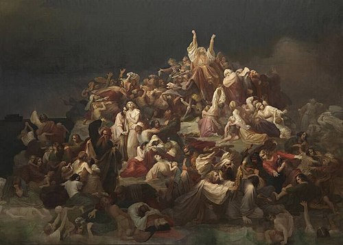 Die Sintflut, 1850, Karl Schorn