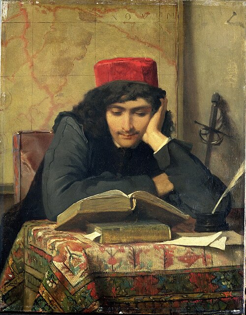 Lecture jeune homme, 1856, Ferdinand Heilbuth