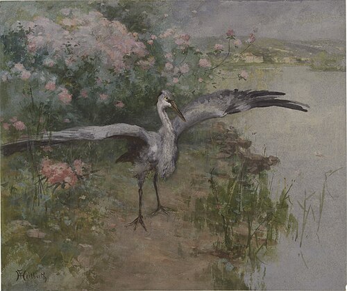 The Heron, , Ferdinand Heilbuth