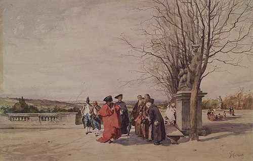Figures on a Terrace, 1870, Ferdinand Heilbuth
