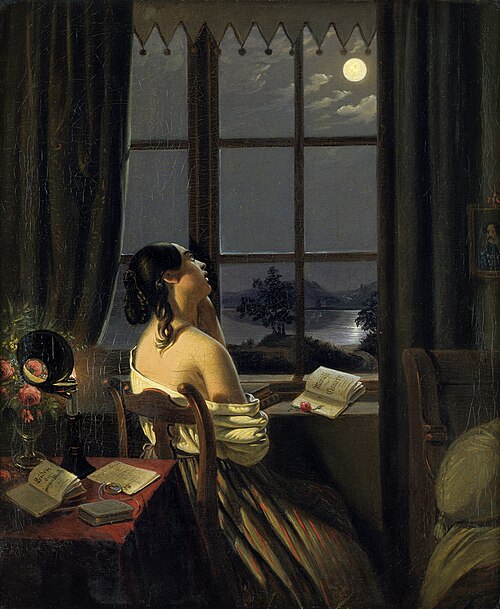 La Sentimentale, 1846, Johann Peter Hasenclever