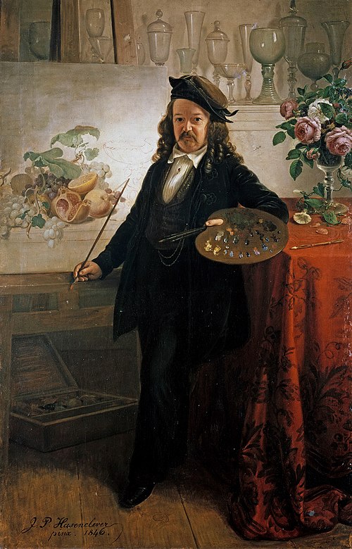 Portrait of  Johann Wilhelm Preyer, 1846, Johann Peter Hasenclever