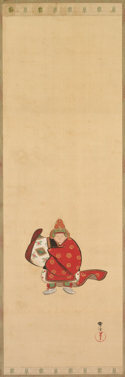 Bugaku Dancer, 1916, Sekka Kamisaka