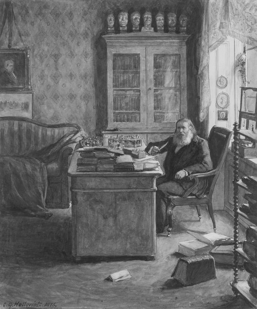 Per Jakob Liedbeck (1802-1876), medical doctor, homeopath, successor to Pehr Henrik Ling, married to, 1876, Carl Gustaf Hellqvist