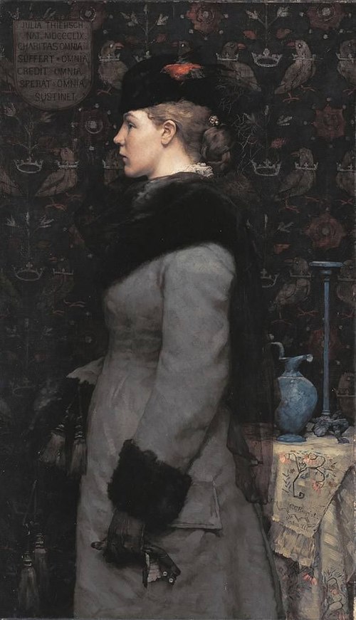 Julia Thiersch, 1881, Carl Gustaf Hellqvist