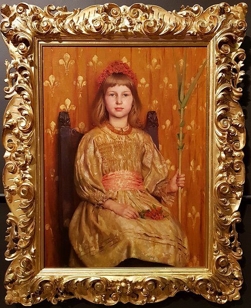 My Crown and Sceptre., 1891, Thomas Cooper Gotch