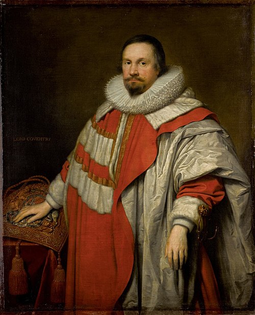 Portrait of Thomas, 1st Baron Coventry, 1631, Cornelis Janssens van Ceulen