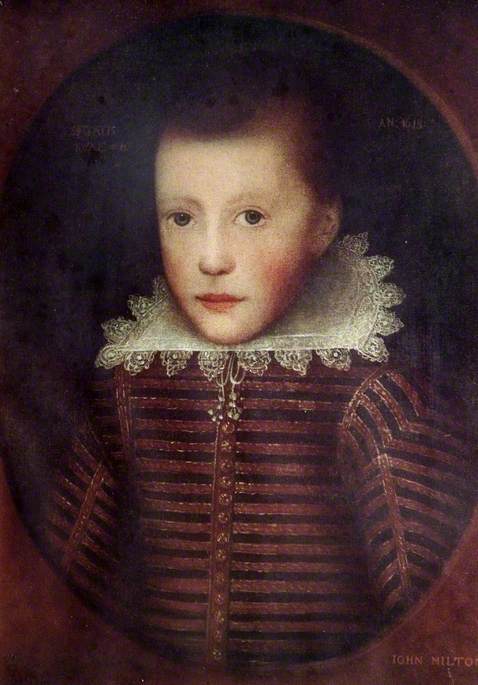 John Milton (1608–1674), Aged 10, 1618, Cornelis Janssens van Ceulen