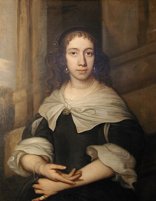 Porträt der Luise Henriette von Oranien (1627-1667), 1650, Cornelis Janssens van Ceulen