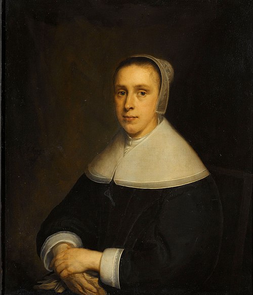 Portrait of Elisabeth Vervoorn (1617-1657), 1650, Cornelis Janssens van Ceulen