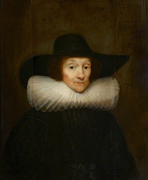 An Old Woman in a Cartwheel Ruff and a Black Hat, 1621, Cornelis Janssens van Ceulen