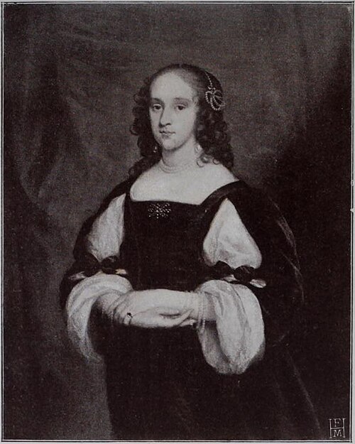 Portrait of a Lady, supposed to be Henrietta Maria, Queen of Charles I, 1650, Cornelis Janssens van Ceulen