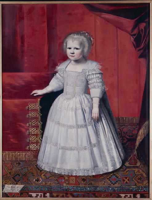 Portrait of Elisabeth Friso van Nassau -Dietz (1620-1628), 1625, Wybrand de Geest