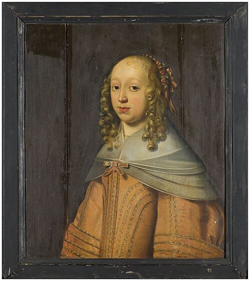 Portret van een onbekende dame, vermoedelijk Frouck van Aylva, 1650, Wybrand de Geest