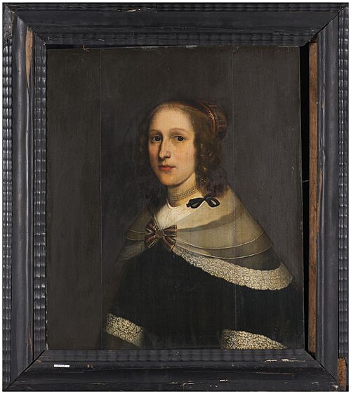 Portret van onbekende dame, 1651, Wybrand de Geest