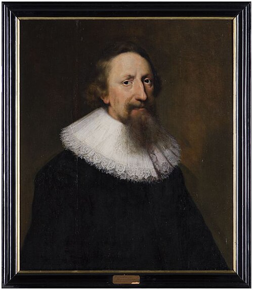 Portrait of Theodorus Saeckma ( -1666), 1638, Wybrand de Geest