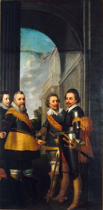 Portrait of Willem Lodewijk van Nassau-Dietz (1560-1620), Lodewijk Günther van Nassau-Dietz (1575-16, 1634, Wybrand de Geest