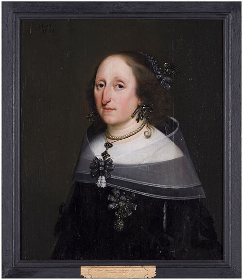 Portrait of Sophia Anna van Pipenpoy, 1650, Wybrand de Geest