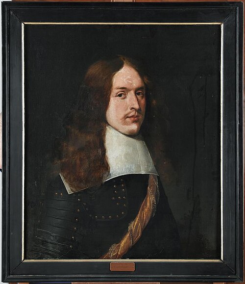Portret van een onbekende krijgsman, 1660, Wybrand de Geest