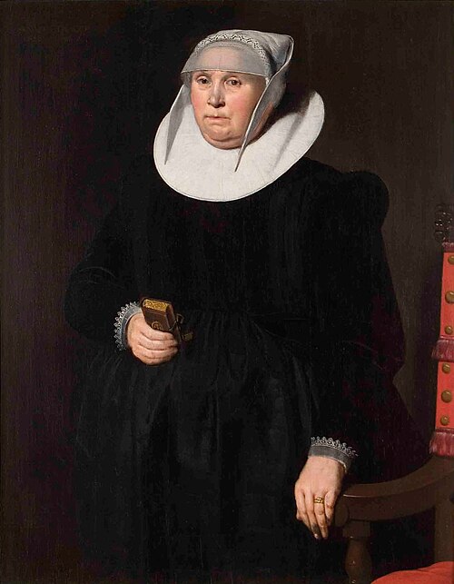 Portrait of Anna Catharina van Dekema (1559-..), 1625, Wybrand de Geest