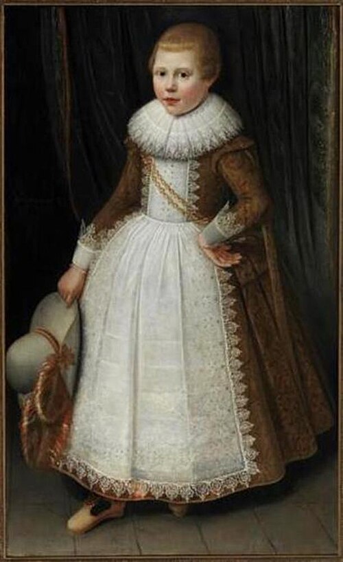 Portrait of a five-year-old boy, 1623, 1623, Wybrand de Geest