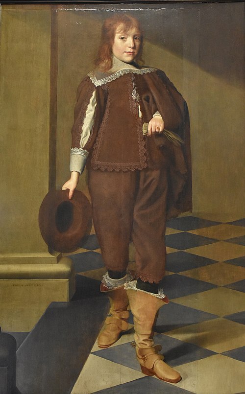 Portrait d'enfant âgé de douze ans, 1645, Wybrand de Geest