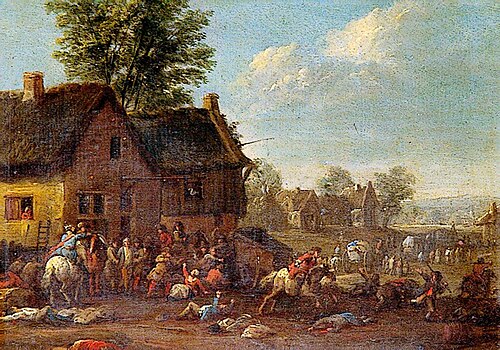 Battle Scene, Cavalry Skirmish, , Karel Breydel