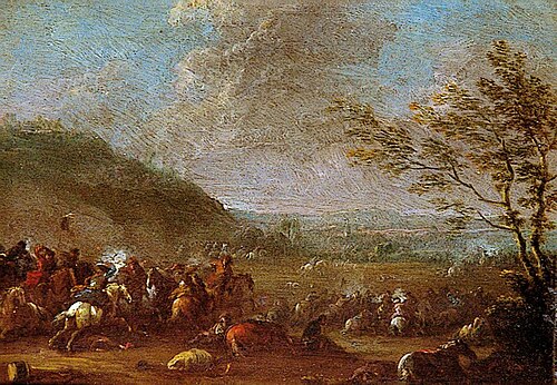 Battle Scene, Cavalry Skirmish Aftermath, , Karel Breydel