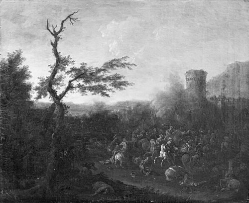 Cavalry Encounter, 1713, Karel Breydel