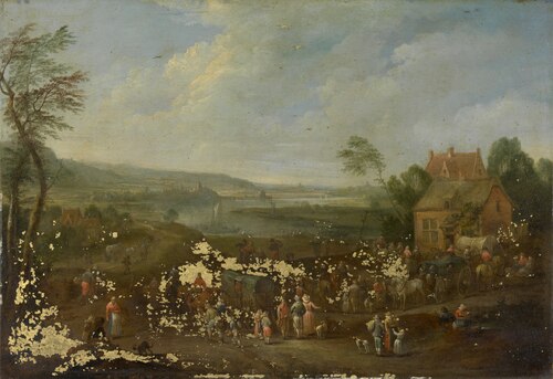 Landscape with Figures, , Karel Breydel