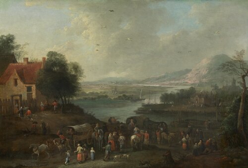 Landscape with Figures, , Karel Breydel