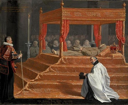 Albert VII on the Catafalque, 1621, Karel van Mallery