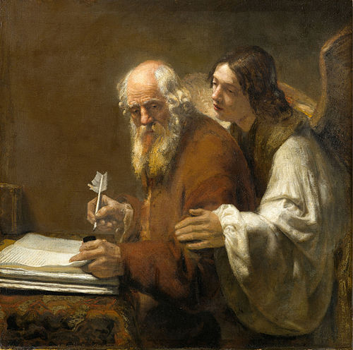 St. Matthew and the Angel, 1657, Karel van der Pluym