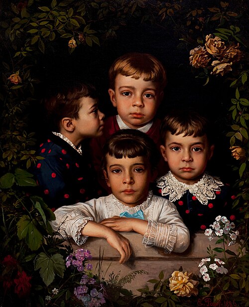 Children, 1886, Karl Ernst Papf