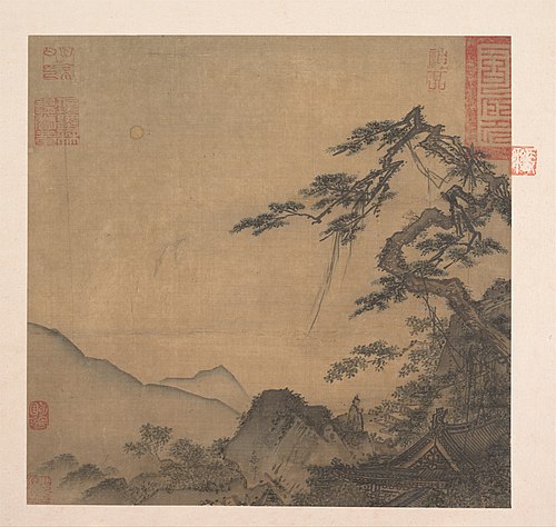 Landscape with great pine, 1238, Ma Lin