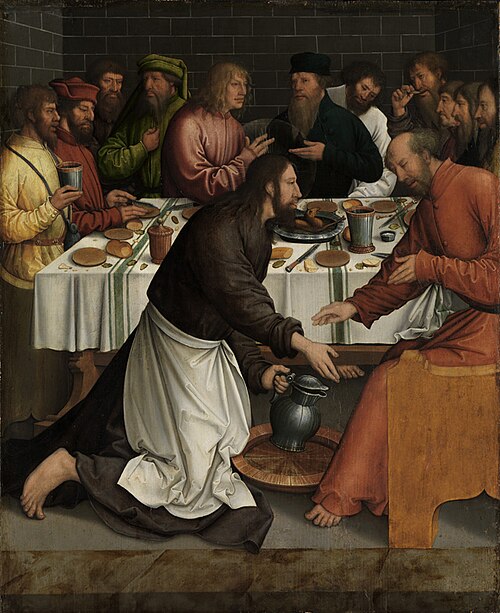Lavement des pieds du Christ, 1520, Bernhard Strigel