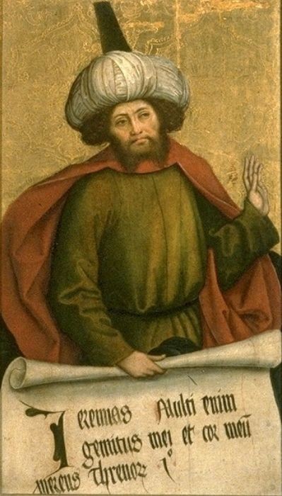 Propheten mit Schriftrolle, 1493, Bernhard Strigel